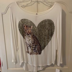 Sparkly Cheetah Top